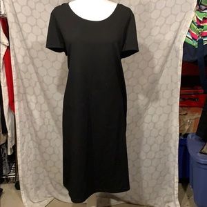 Black sheath dress. Slinky brand from HSN.